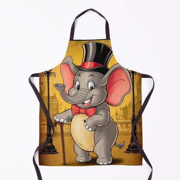 Item preview, Elephant Portrait. abstract elephant, vintage elephant, elephant character designed and sold by ElephantVibes.
