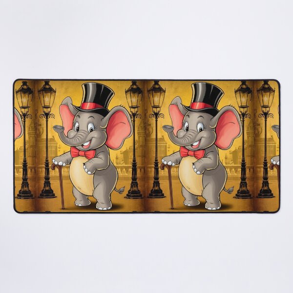 Item preview, Elephant Portrait. abstract elephant, vintage elephant, elephant character designed and sold by ElephantVibes.