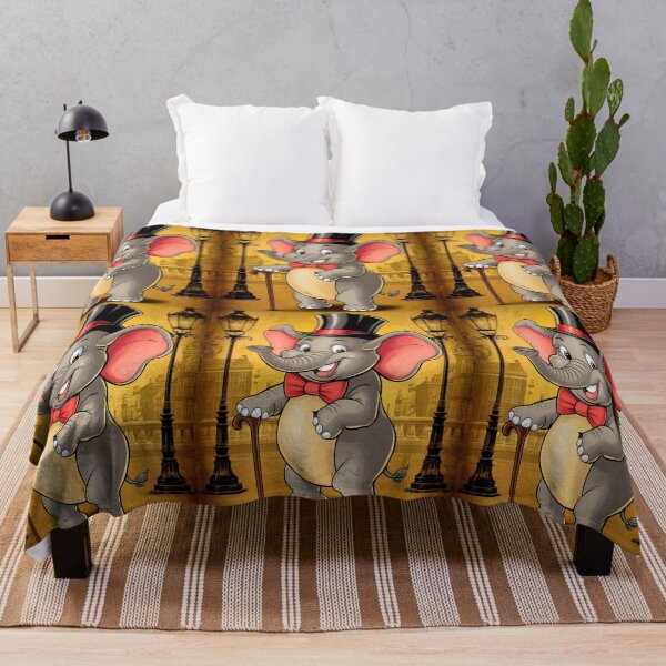 Item preview, Elephant Portrait. abstract elephant, vintage elephant, elephant character designed and sold by ElephantVibes.