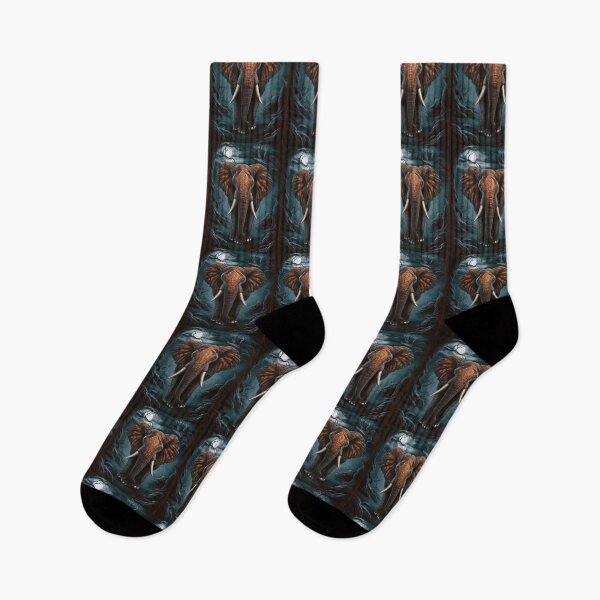 Item preview, Elephant Portrait. abstract elephant, vintage elephant, wild elephant designed and sold by ElephantVibes.