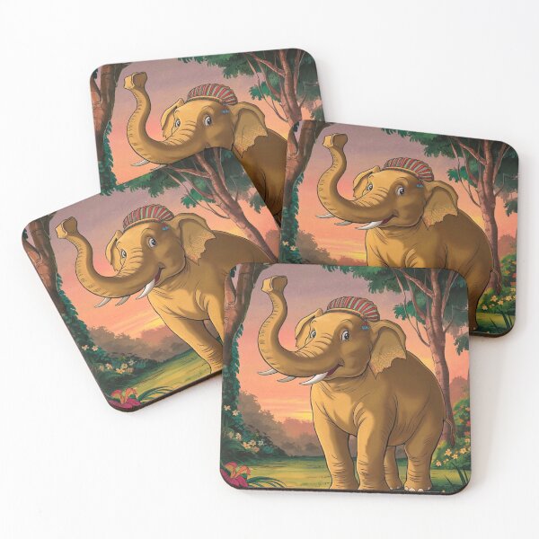 Item preview, Elephant Portrait. abstract elephant, vintage elephant, wild elephant designed and sold by ElephantVibes.