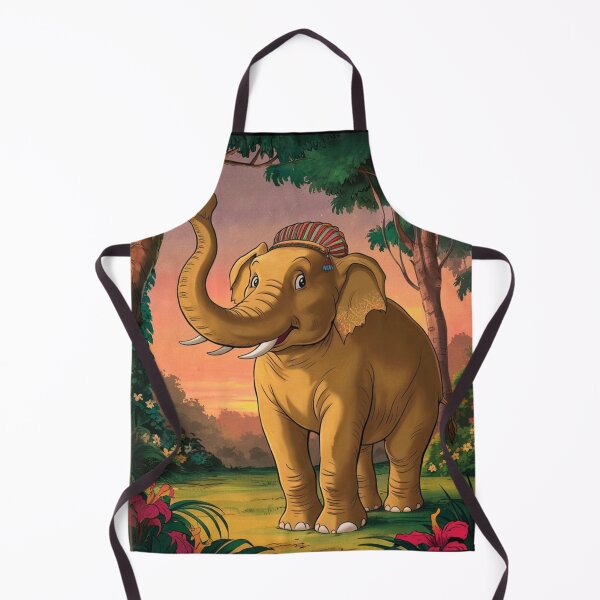 Item preview, Elephant Portrait. abstract elephant, vintage elephant, wild elephant designed and sold by ElephantVibes.