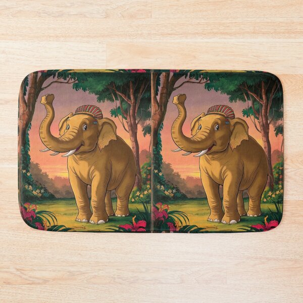 Item preview, Elephant Portrait. abstract elephant, vintage elephant, wild elephant designed and sold by ElephantVibes.