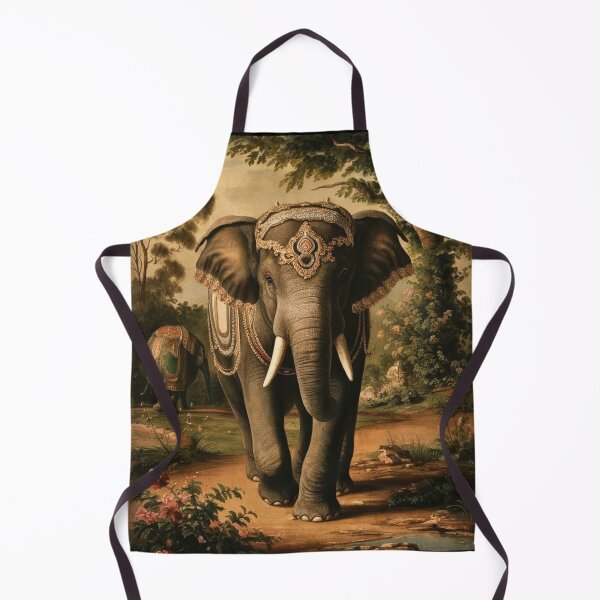 Item preview, Elephant Portrait. abstract elephant, vintage elephant, wild elephant designed and sold by ElephantVibes.