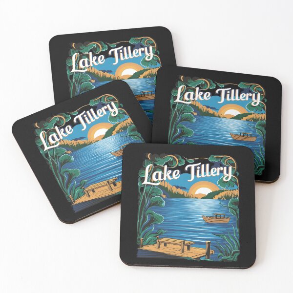 Item preview, Reflective Waters of Tillery Lake North Carolina Landscape designed and sold by Taans-Creation.