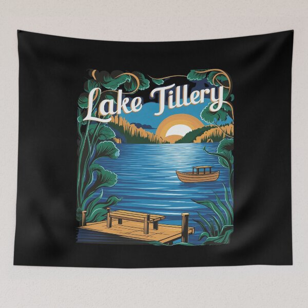 Item preview, Reflective Waters of Tillery Lake North Carolina Landscape designed and sold by Taans-Creation.