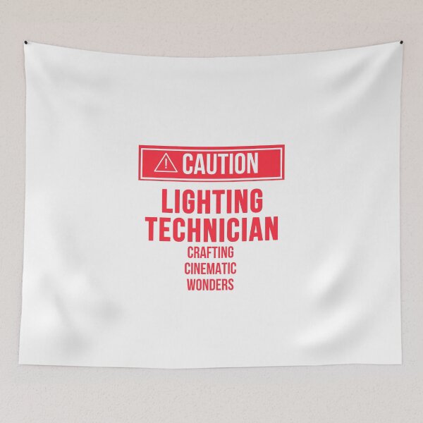 Item preview, Lighting Technician Crafting Cinematic Wonders designed and sold by artzaka.