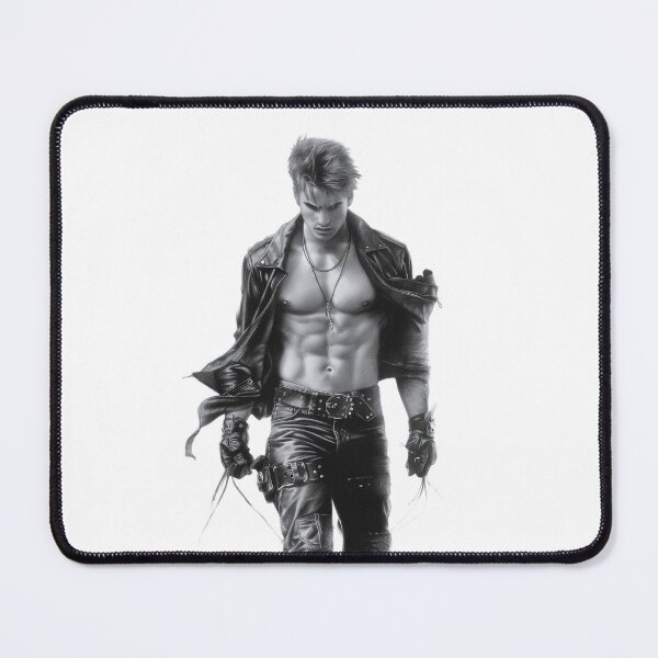 Item preview, Vagrant biker in leather jacket designed and sold by Kynaios.
