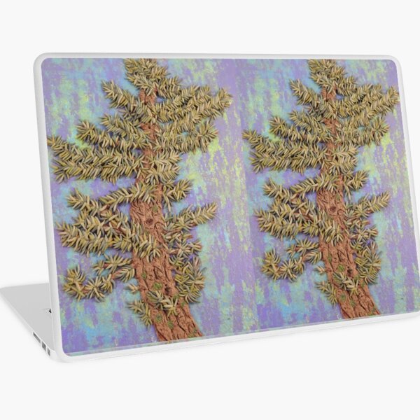 Lone Crooked Pine Tree Laptop Skin