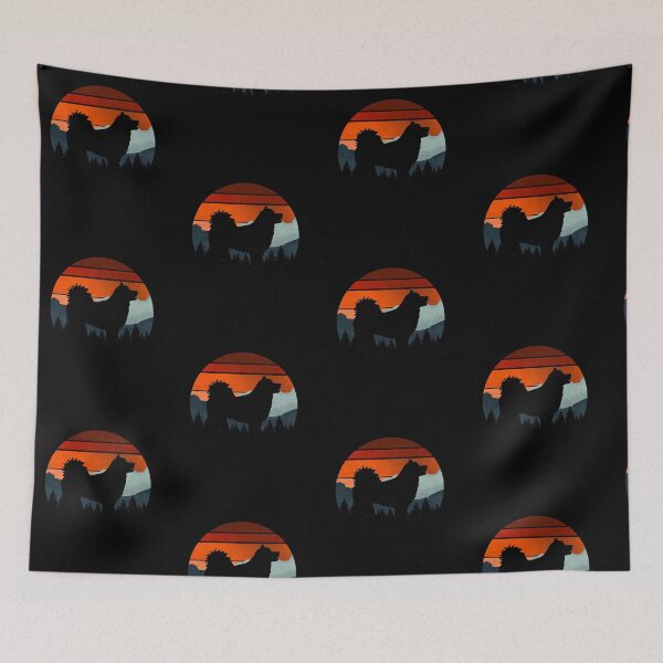 Item preview, Vintage Mountains Sky Wilderness Siberian Husky Dog Gift  designed and sold by Guarddogdrive.