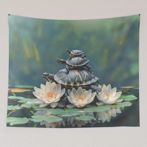 Item preview, "Feng Shui Turtle Art: Symbol of Support:" designed and sold by MacroArtHub.