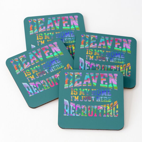 Item preview,  Heaven Is My Home Im Just Here Recruiting Funny Christian designed and sold by box-artshop.