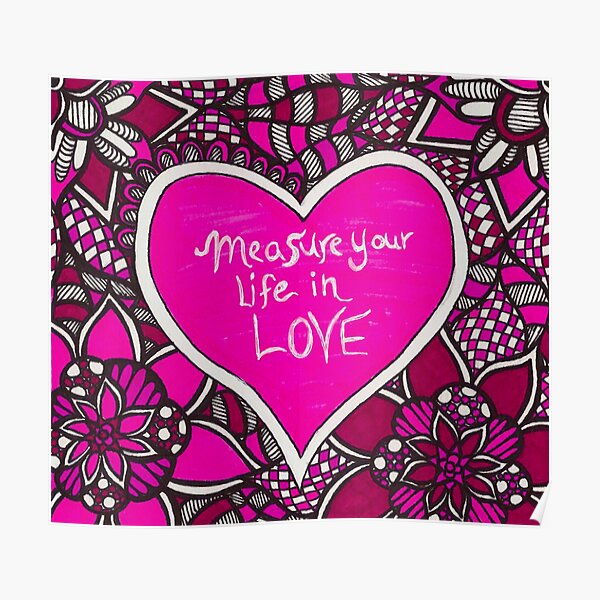 Rent Quote Zentangle Poster