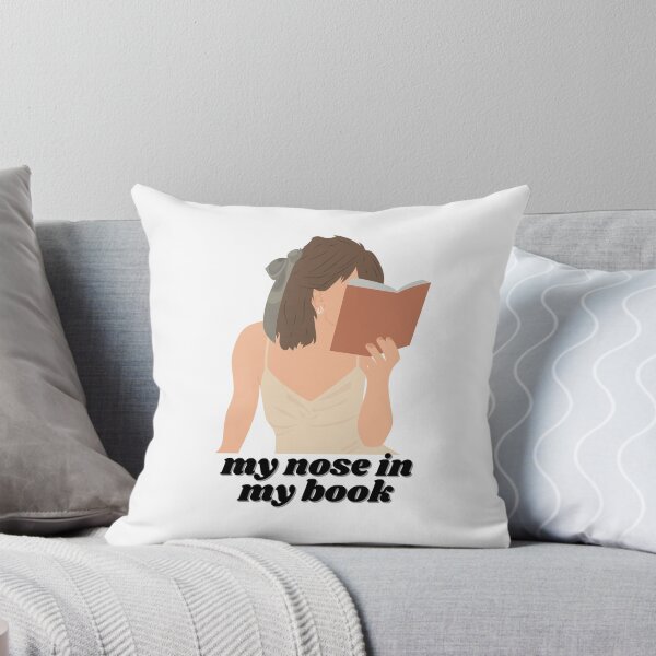 Item preview, my nose in my book designed and sold by ChiWellness Shop.