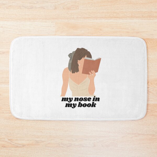 Item preview, my nose in my book designed and sold by ChiWellness Shop.