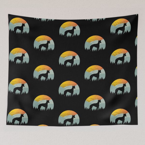 Item preview, Vintage Retro Sun Whippet Dog Gift  designed and sold by Guarddogdrive.