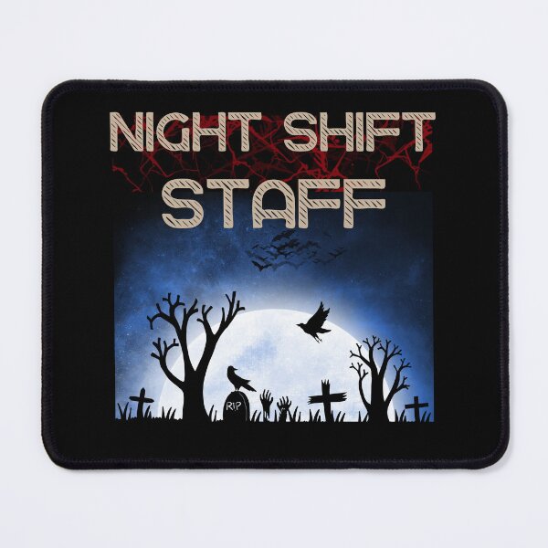 Item preview, Night shift Staff horror zombie bat People Life men Women This is Fine halloween T-Shirt designed and sold by SOPIZiLA.