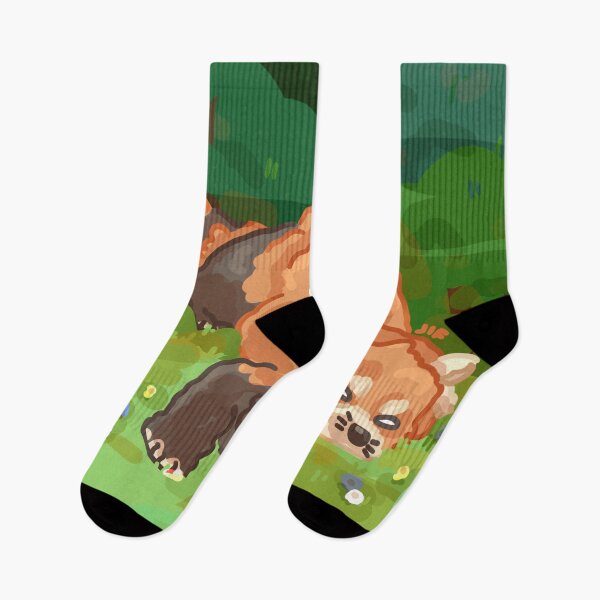 Item preview, #068 Sleepy Red Panda designed and sold by Jasmine Froley.