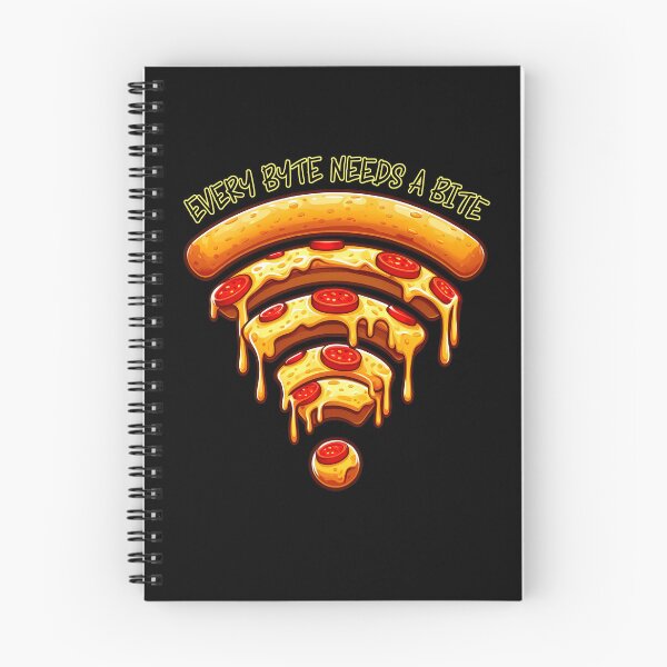 Item preview, Wifi Signal Pizza Cheesy Connection Funny Internet Cartoon designed and sold by André Botes.