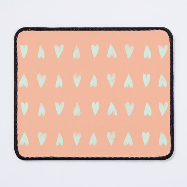 Item preview, Minimalist design of hand-painted hearts. Peach fuzz version designed and sold by Origillus.