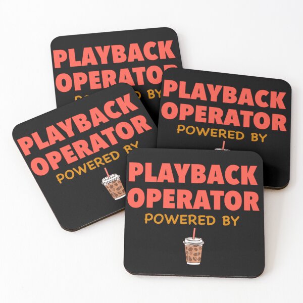 Item preview, Playback Operator Powered By Coffee designed and sold by artzaka.