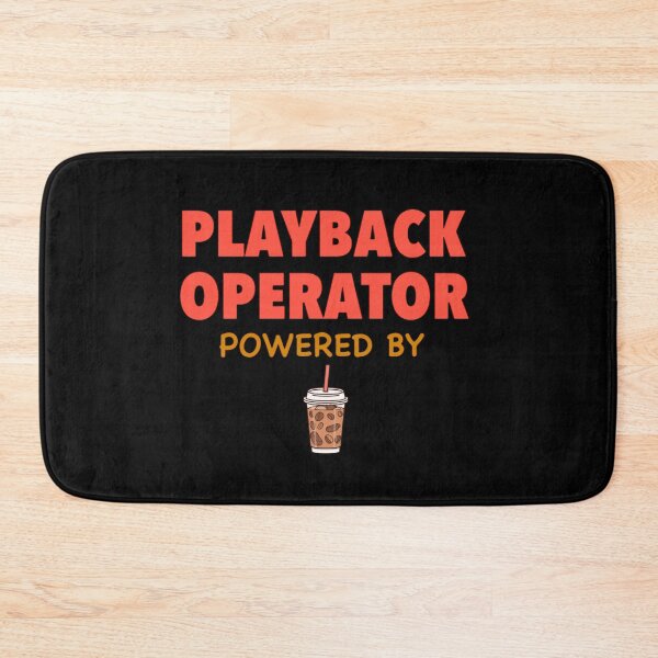 Item preview, Playback Operator Powered By Coffee designed and sold by artzaka.