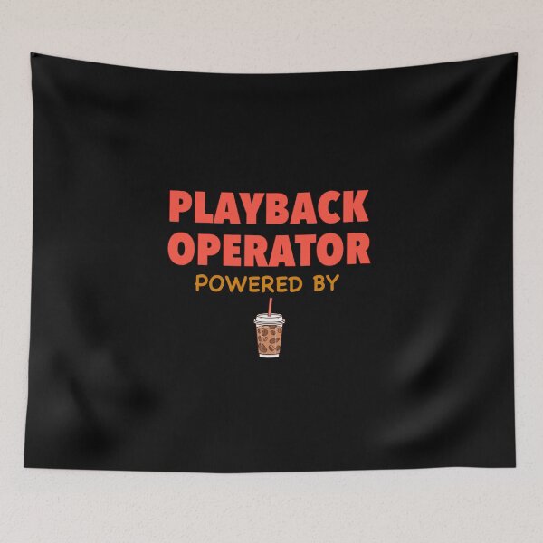 Item preview, Playback Operator Powered By Coffee designed and sold by artzaka.
