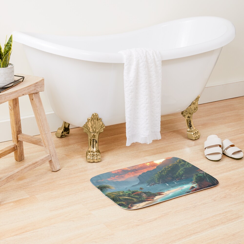 Aperçu de l'œuvre Tapis de bain créée et vendue par ArmorShell.