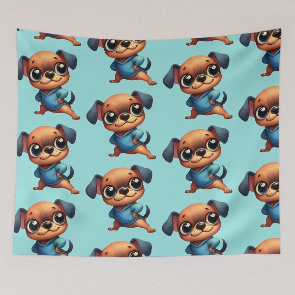 Item preview, Puppy in a blue jumper designed and sold by Ravensplace22.