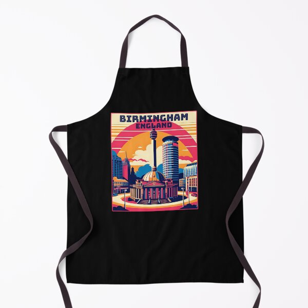 Item preview, Vintage retro Birmingham england Landmarks Skyline. designed and sold by Unitepeople.