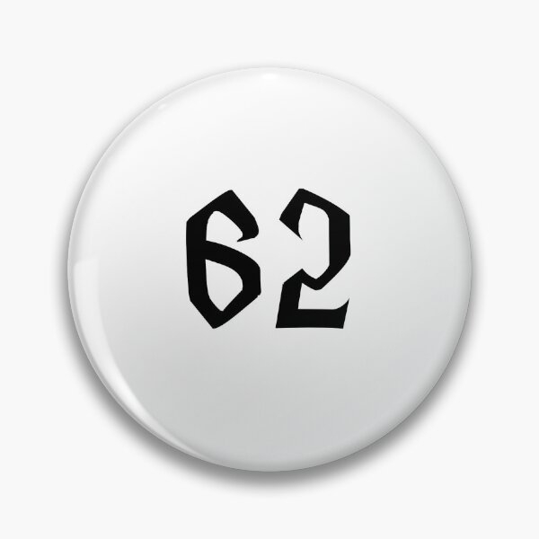 Item preview, 62, sixty two, black, Harry P designed and sold by Numbers-Art.