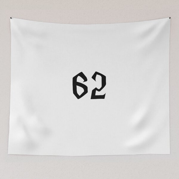 Item preview, 62, sixty two, black, Harry P designed and sold by Numbers-Art.
