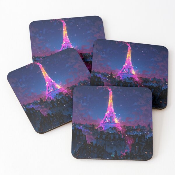Item preview, Ethereal Glow of Paris Where Dreams Illuminate Night designed and sold by ArtComixHaven.