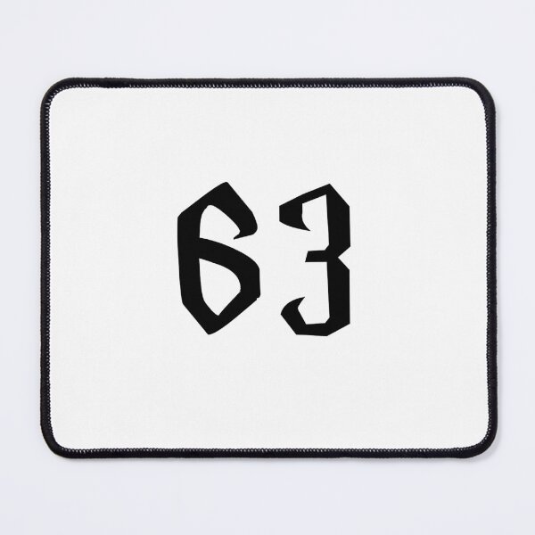 Item preview, 63, sixty three, black, Harry P designed and sold by Numbers-Art.
