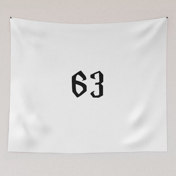 Item preview, 63, sixty three, black, Harry P designed and sold by Numbers-Art.