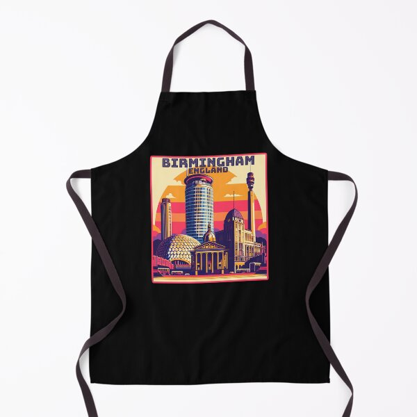 Item preview, Vintage retro Birmingham england Landmarks Skyline. designed and sold by Unitepeople.