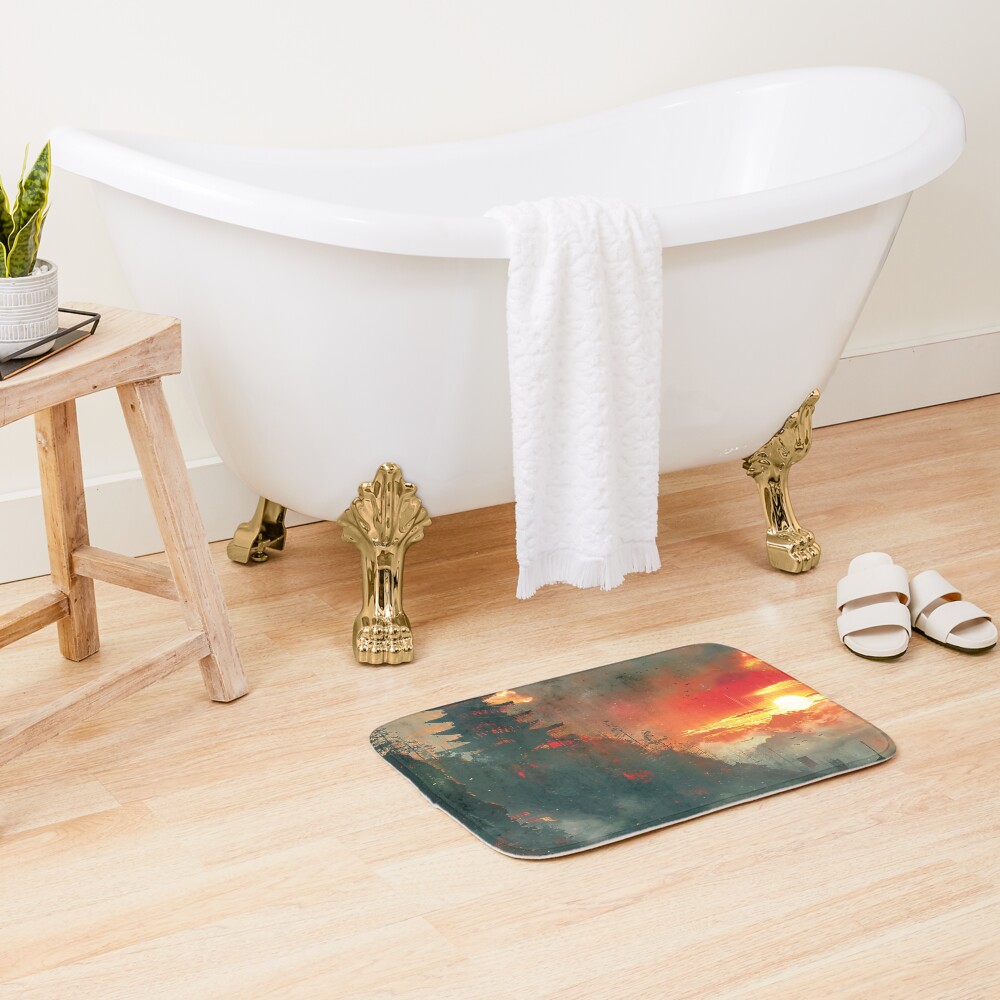 Aperçu de l'œuvre Tapis de bain créée et vendue par ArmorShell.