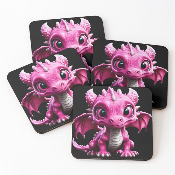 Item preview, Pink Baby Dragon designed and sold by BeeTheArtCo.