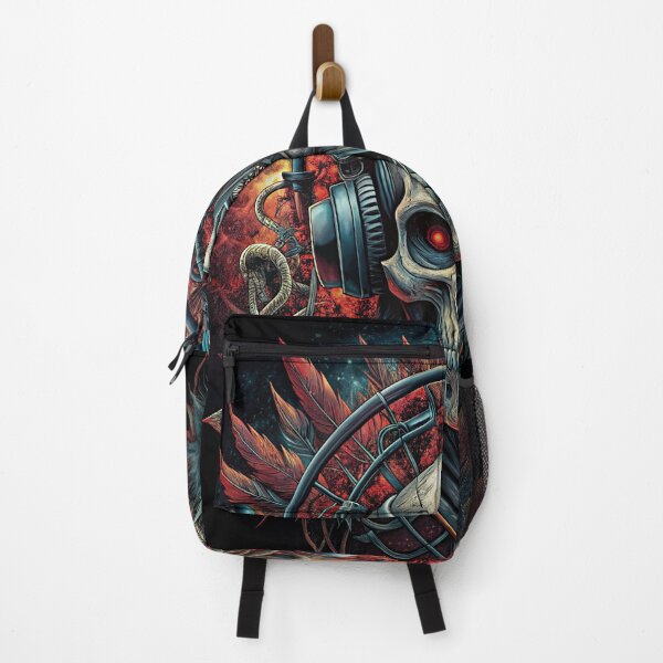 Item preview, skull death metal 3d musical headphone designed and sold by 1081900shop.