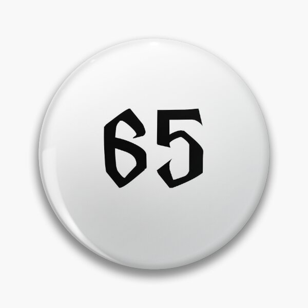 Item preview, 65, sixty five, black, Harry P designed and sold by Numbers-Art.