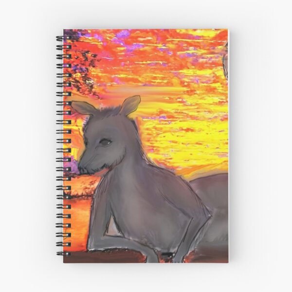 Item preview, Kangaroo Sunset #kangaroo #australia #ejcairns #windmill #sunset designed and sold by EJCairns.
