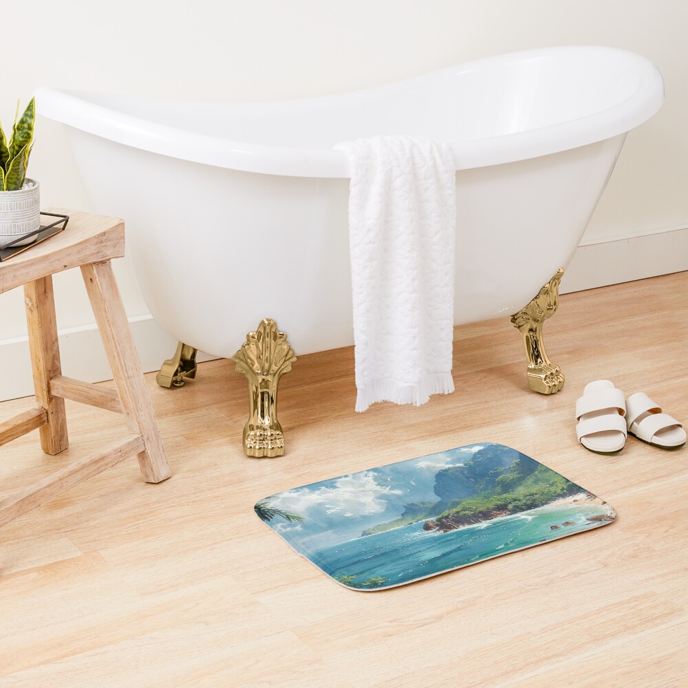 Aperçu de l'œuvre Tapis de bain créée et vendue par ArmorShell.