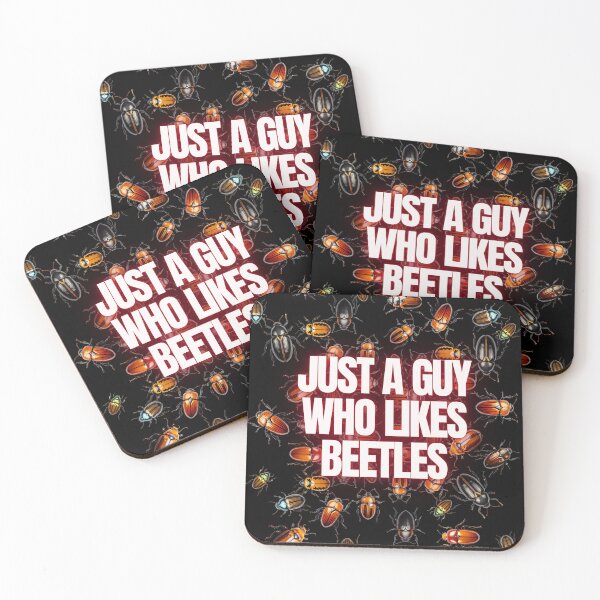 Item preview, Just a Guy Who Likes Beetles designed and sold by SleepingFoxy.