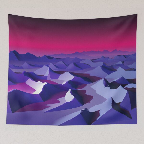 Item preview, Cubist mountain range designed and sold by mindgoop.