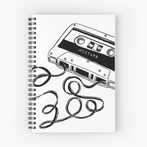 Item preview, Mixtape Illustration designed and sold by Jennifer Adair.