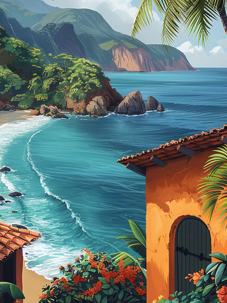 Aperçu 5 sur 5. Coque iPhone avec l'œuvre Secluded Shoreline Escape Art créée et vendue par ArmorShell.