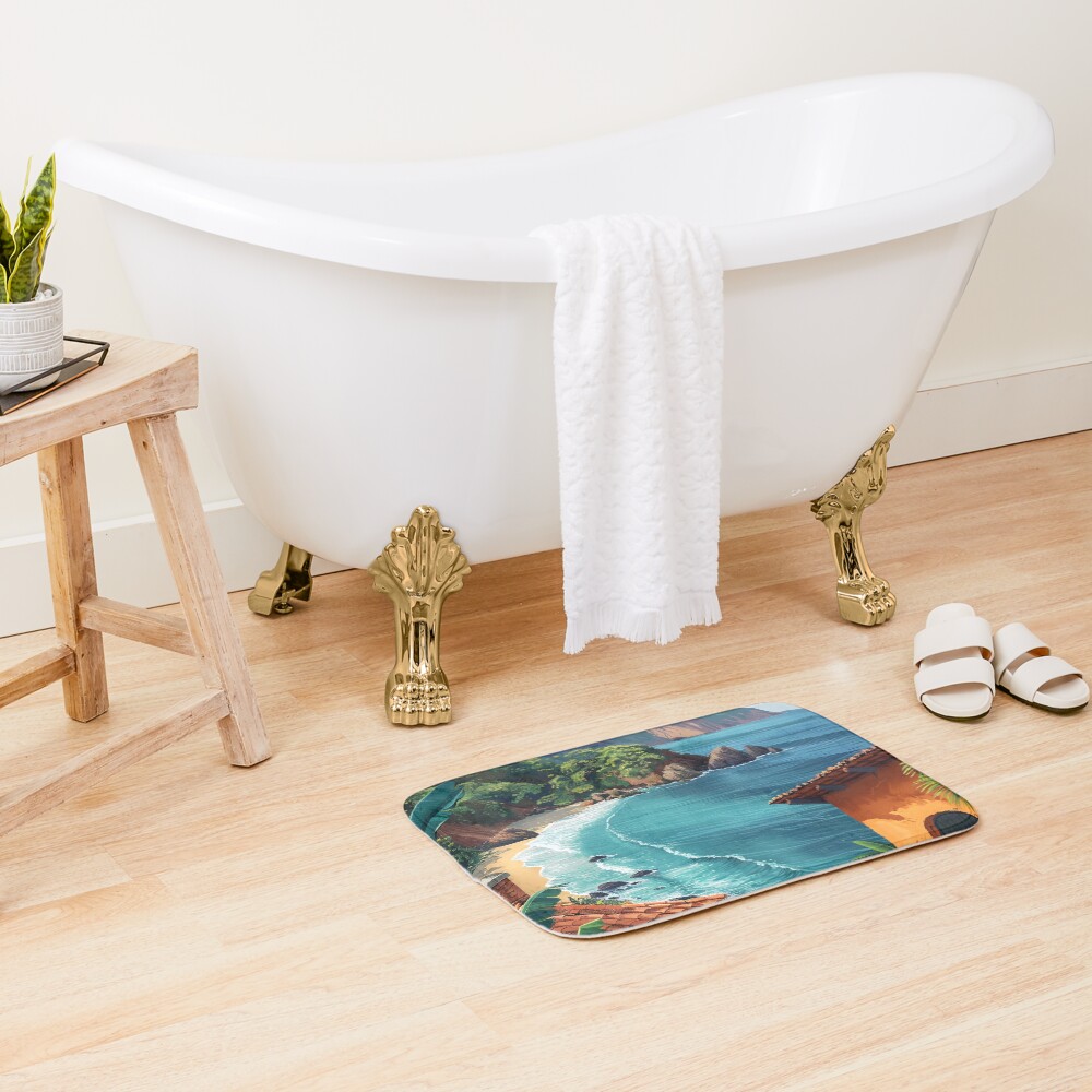 Aperçu de l'œuvre Tapis de bain créée et vendue par ArmorShell.
