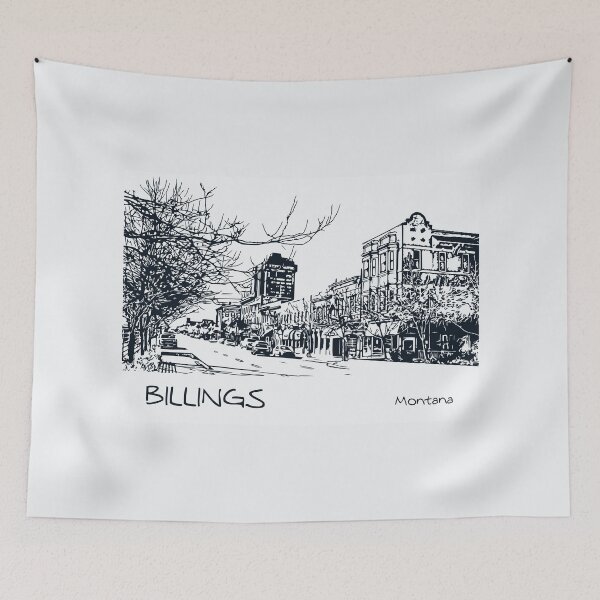 Item preview, Billings Montana designed and sold by Lakeric Cityscapes.