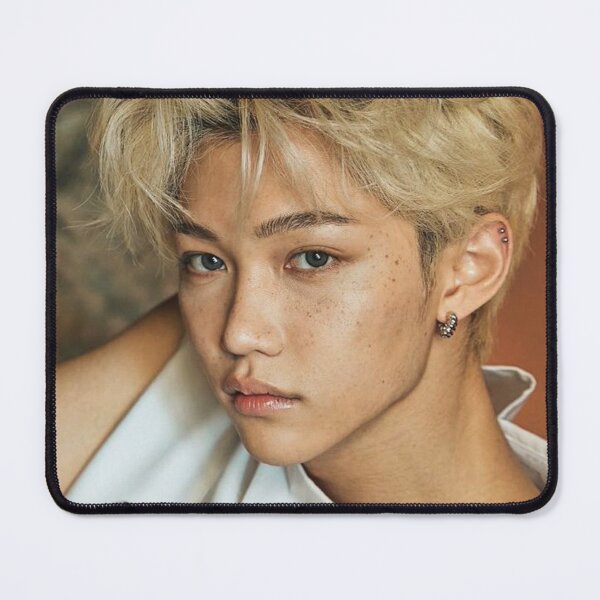 Item preview, Lee Felix freckles Summer vibes Boyfriend material Stray Kids SKZ Kpop Boy group hot poster w photoshoot designed and sold by Kpop-Noona.