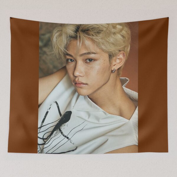 Item preview, Lee Felix freckles  Summer vibes Boyfriend material Stray Kids SKZ Kpop Boy group hot poster w photoshoot  designed and sold by Kpop-Noona.